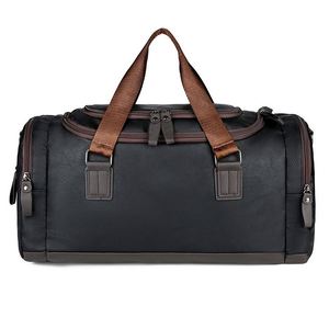 Wholesale Factory Custom Waterproof Leather <b>Weekend</b> Bag with Shoe <b>case</b> for Travel Sport Gym Journey - Product Image 1