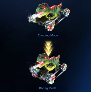 Voiture télécommandée Twist Dinosaur Spray - Véhicule télécommandé (Multi-mouvements/Spray à une touche) + Musique (Boîte à fenêtre) - Product Image 4