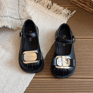Ballerines <span class=keywords><strong>Princesse</strong></span> Mary Jane pour filles, argentées brillantes, style français, chaussures de danse - Product Image 4