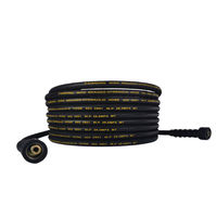Tuyau haute pression en acier tressé de 30m-4000PSI, flexible pour stations de lavage de voiture