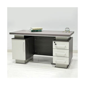 Moderna vendita calda executive produttori di scrivania da ufficio grande magazzino all'ingrosso mobili per ufficio capo responsabile ufficio ufficio tavolo - Product Image 6