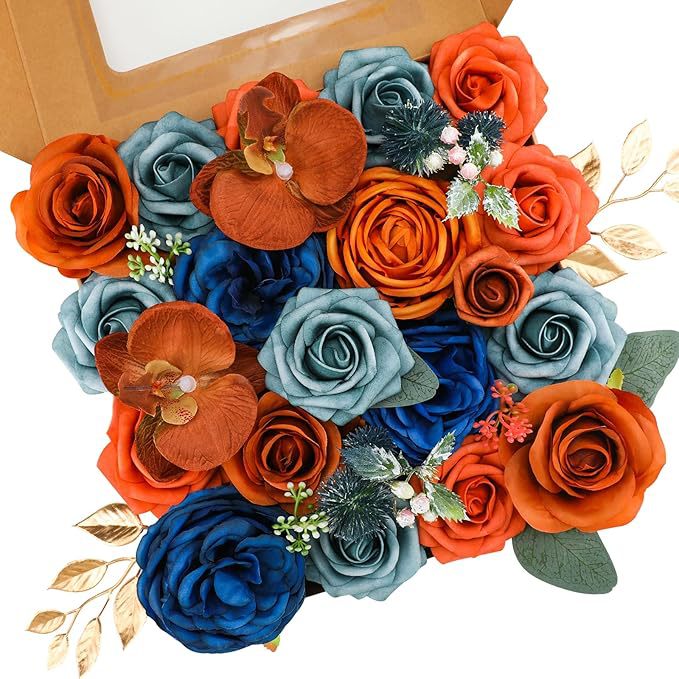 Orange bleu roi