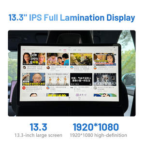 Moniteur d'appuie-tête arrière de voiture Android 14 Écran tactile 1920*1080 FHD IPS WiFi Bluetooth USB Multilingue - Product Image 5