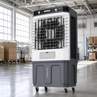 Refroidisseur d'air évaporatif électrique portable en gros, mécanique, avec réservoir d'eau de 40 L, 3 vitesses, pour usage domestique, garage, camping-car et extérieur
