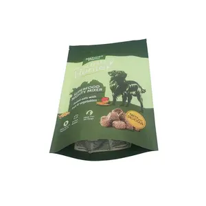 GMP Workshop Resealable Custom Printed Stand Up High Barrier Pet Food Packaging Pouch For Dog Food Bags Manufacture