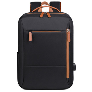 Laptop <b>Backpack</b> 15 Inches Off White Business Travel Casual Large Capacity With Usb Port For <b>Men</b> Women - Product Image 5