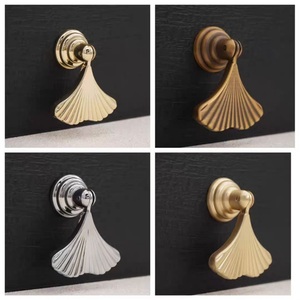 Personalized Creative Ginkgo Biloba Zinc Alloy Pendant Handle Nordic Modern Cabinet Egg Shape Single Hole Furniture Handle - Product Image 4