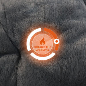 Dickes Warmes Katzenbett Höhle Weiches Plüsch-Schlafkissen Rutschfestes Winter-Pad Einfarbiges Polyester Rund Komfortabel Klein Mittel Groß - Product Image 2