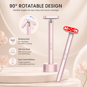 Handheld EMS Eye Massager with 90 Degree Rotatable Head Rechargeable Eye Massage Wand for Eye Face Neck Care - Product Image 5