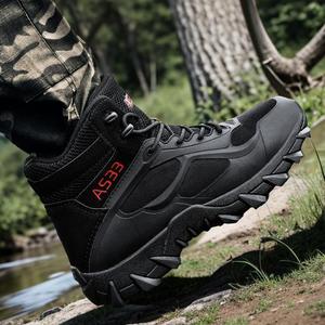 Produzione Personalizzata di Scarpe da <span class=keywords><strong>Trekking</strong></span> per Uomo, Taglie Grandi, Basso MOQ, Design di Scarponi da Escursionismo, Fornitore di Sneakers OEM ODM Impermeabili - Product Image 2