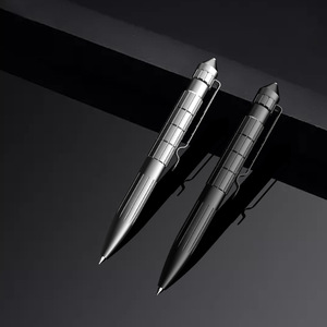 Stylo tactique ZSB-01 en alliage d'aluminium multifonctionnel EDC, cadeau avec éclairage LED, brise-vitre, outil d'autodéfense - Product Image 2