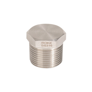 Connecteur d'étanchéité hydraulique fileté en acier inoxydable ROKE, matériau 316, embout hexagonal - Product Image 5