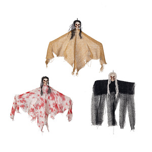 DAMAI Halloween Decorations Hanging Ghost Halloween Hanging Skeleton Ghosts Skeleton Flying Ghost Halloween Animated Props - Product Image 5