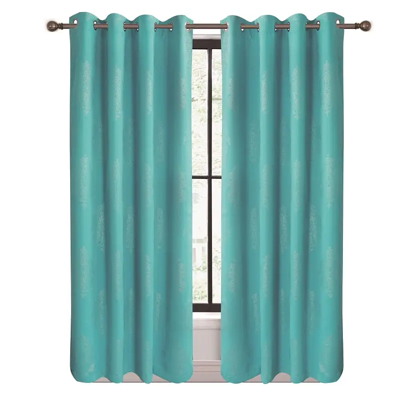 Coating Fireproof Outdoor Curtains for Patio Waterproof curtain fabric blackout