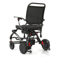 Fauteuil roulant électrique ultra léger en fibre de carbone, pliable instantanément, portable, pour les personnes âgées, voyages en plein air