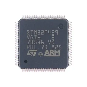 Produits d'origine authentiques neufs de la marque HXC, STM32F429VGT6 IC MCU 32BIT 1MB FLASH 100LQFP, microcontrôleur 32 bits, service de liste de nomenclature (BOM) - Product Image 1