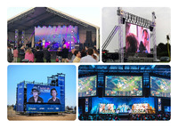 Écran LED extérieur pour scène, location d'écran LED, panneau mural vidéo LED 640x640mm