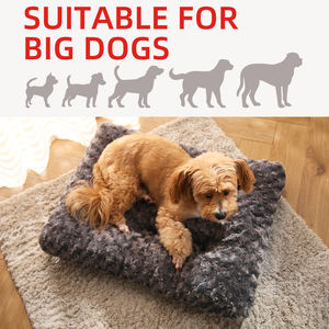 Bestseller 240.000 Einheiten verkauft ein Jahr Haustier-Kartusche-Matratze Bett waschbar plüsch weich beruhigend flauschig Hundekartusche-Matte - Product Image 4