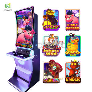 Nuevo Gabinete de Juego de Habilidad Multifuncional 6 en 1 con Pantalla Curva Vertical de Metal Estilo Vegas de 43 Pulgadas y Logotipo Personalizado - Product Image 1