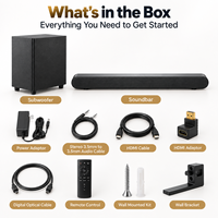 Barre de son home cinéma 390W 3.1CH Dolby Atmos avec caisson de basses, EARC et transmission 4K HDR