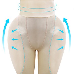 กางเกงกระชับสัดส่วนเสริมสะโพก เอวสูง ผ้าไนลอนหนา สีเข้ม ช่วยยกสะโพก สำหรับผู้หญิง - Product Image 1