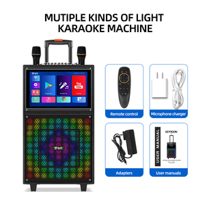 Boîtier de haut-parleur subwoofer haute puissance 10 pouces avec écran machine de karaoké machine de karaoké avec livres de chansons - Product Image 6
