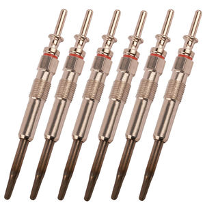 Juego de 6 bujías incandescentes 0250402002 para motores <span class=keywords><strong>BMW</strong></span> E60 E61 <span class=keywords><strong>525d</strong></span> 530d 535d 12237786869 - Product Image 1