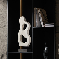 Sculpture d'art en bois de style nordique européen, artisanale, décoration de table, d'armoire, d'intérieur, articles de décoration pour la maison