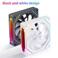 Ventilateur de refroidissement PC SNOWMAN GK120, vente directe d'usine, 120 mm, 6 broches, 12 V, éclairage RGB, refroidissement informatique avec contrôleur