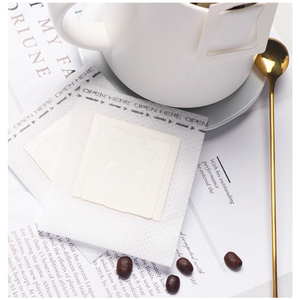 50PCS Pack Portable Disposable <b>Coffee</b> <b>Filter</b> <b>Paper</b> Bags Hanging Ear Drip <b>Coffee</b> Bag for Outdoor Travel Camping - Product Image 4