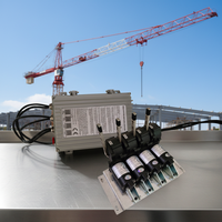 Solutions de télécommande radio industrielles étanches en métal pour la commande de grues, portée de 500 m, garantissant la sécurité et la productivité