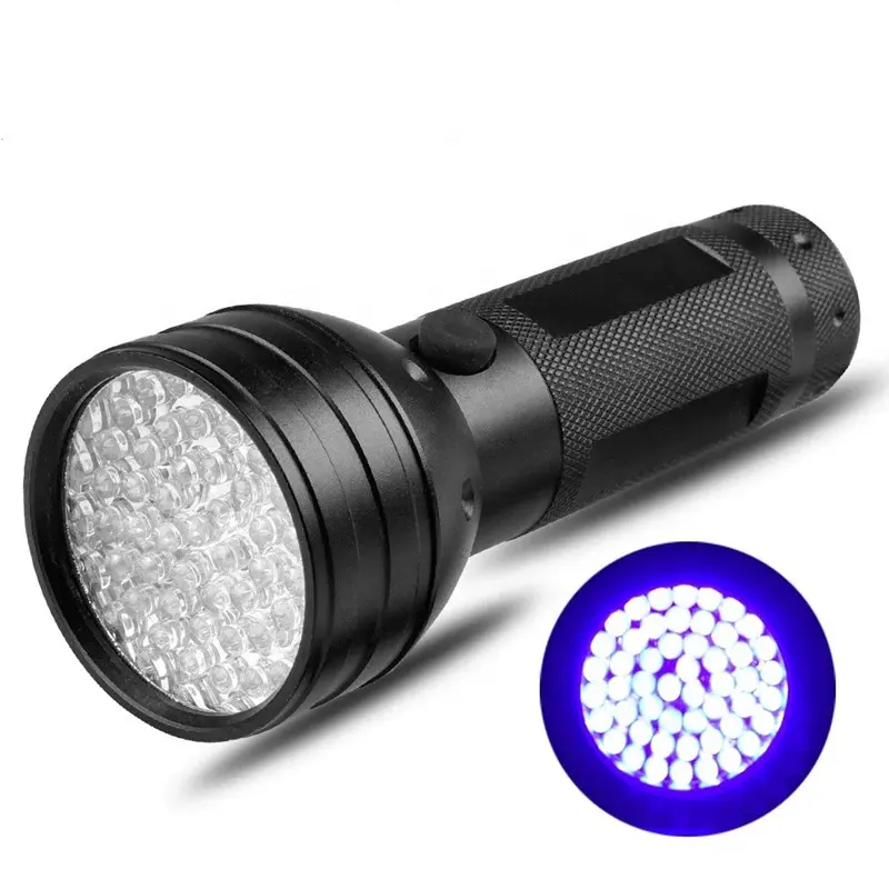 Wason-linterna UV profesional de luz negra de onda, 51 x LED, 395nm, Detector de luz negra ultravioleta, gran oferta
