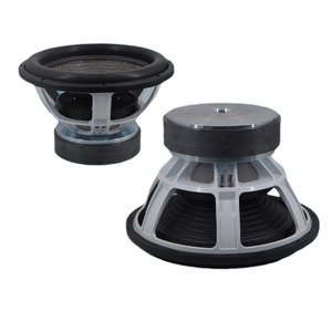 Subwoofer de voiture haute puissance de 18 pouces, bobine vocale de 125 mm, aimant externe, trois aimants, sortie audio mono - Product Image 1