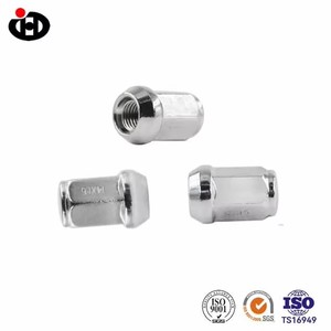 Écrou de roue automobile à tête hexagonale longue pour jantes en alliage, norme DIN, acier au carbone, <span class=keywords><strong>bouchon</strong></span> de vis de pneu de voiture - Product Image 1