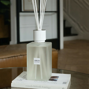 Aikun Large Capacity Frosted Glass <b>Reed</b> <b>Diffuser</b> Set with White Fiber Sticks for Home Hotel Lobby Gift Box Wholesale Bulk Sale - Product Image 2