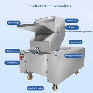 Máquina para romper huesos de acero inoxidable de grado alimenticio para Vaca, cerdo, huesos de pollo, trituradora de huesos <span class=keywords><strong>Industrial</strong></span>, equipo triturador - Product Image 2