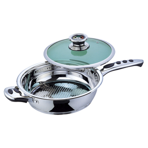 Ensemble de 13 ustensiles de cuisine en acier inoxydable écologique OEM, casseroles classiques allemandes, poêle à induction encapsulée <span class=keywords><strong>AMC</strong></span> - Product Image 3