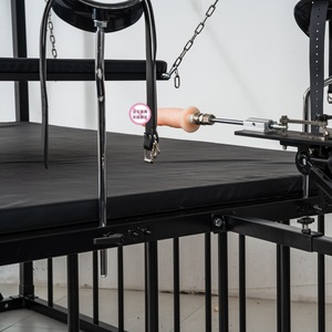 Grand Ensemble de Meubles de Bondage BDSM pour <span class=keywords><strong>Chambre</strong></span> à Coucher – Érotique, SM, Fetish, Punition Adulte, Lit de Contrainte Style Donjon et Yoga - Product Image 5