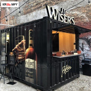 2026 Modern Design Modular Commercial Outdoor Fiberglass Container Bar <b>Flat</b> <b>Pack</b> Prefabricated House for Snack Food - Product Image 6