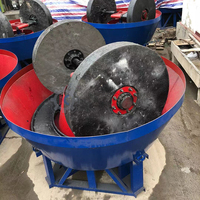 Broyeur à roues hydrauliques pour l'or, capacité de 1,1 t/h pour le traitement de l'or rocheux