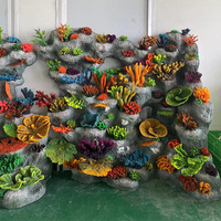 Decoración de Acuario con Arrecife de Coral Artificial Realista, Adorno de Planta Oceánica Artificial, Coral Simulado para Paisajismo de Peceras