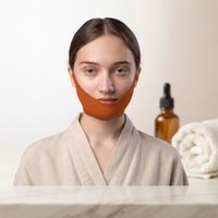 Masque pour le menton en collagène V-Line, réducteur de double menton, masque amincissant pour le visage, raffermit la peau relâchée, hydrate et lift le bas du visage