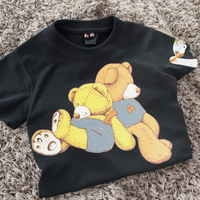 Vente directe usine – Patch personnalisé DTF à transfert thermique motif Ours mignon dessin animé pour vêtements