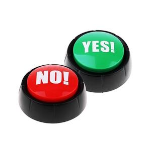 <span class=keywords><strong>Le</strong></span> jouet <span class=keywords><strong>sonore</strong></span> de bureau YES & NO Sound Button, grands cadeaux bâillons et jouets pour tous les âges Fun Stress Reliever - Product Image 1