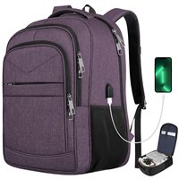 Mochila para Portátil Personalizada de Fábrica, Antirrobo, para Viajes de Fin de Semana, Negocios, con Puerto de Carga USB
