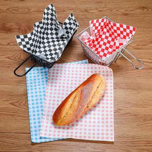 22*22CM <b>Greaseproof</b> <b>Paper</b> Sandwich Wrapping <b>Paper</b> Hamburger Chips Wrapper Custom Logo and Size - Product Image 6