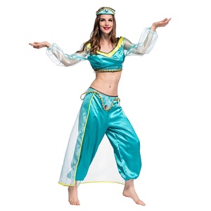 <span class=keywords><strong>Disfraz</strong></span> de Princesa Árabe para Mujer, Cosplay de Halloween, <span class=keywords><strong>Disfraz</strong></span> de Jazmín para Adultos HCAL-009 - Product Image 2