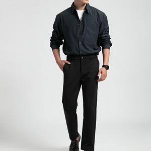Premium Down-Infused <strong>Winter</strong> Warm Pants Men's 3D Dynamic Waist High Stretch Nylon Blend <strong>Golf</strong> <strong>Trousers</strong> Business Casual Straight - Product Image 5