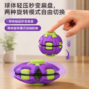 Juguete Antiestrés de Plástico 3D con Luces, Spinner de Dedos con Doble Modo de Presión y Giro - Product Image 4