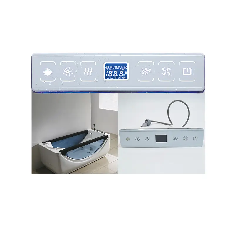 Whirlpool Massage Bồn Tắm Điều Khiển B-06 Với, Bong Bóng, Ozone, Máy Sưởi, Chức Năng Ánh Sáng